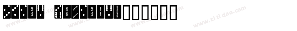 White Dominoes字体转换